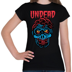 PRINTFASHION Undead - Női póló - Fekete