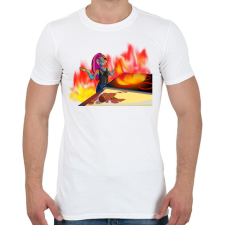 PRINTFASHION Undyne konyhája - Férfi póló - Fehér férfi póló