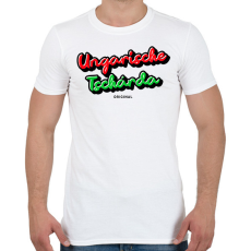 PRINTFASHION UNGARISCHE TSCHÁRDA ORIGINAL - Férfi póló - Fehér