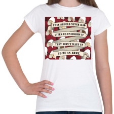 PRINTFASHION Uniform - Női póló - Fehér női póló