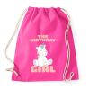 PRINTFASHION Unikornis kislány születésnap - Sportzsák, Tornazsák - Fukszia
