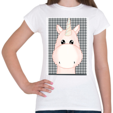 PRINTFASHION Unikornis - Női póló - Fehér női póló
