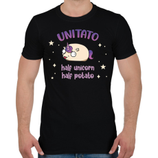 PRINTFASHION Unitato - Férfi póló - Fekete