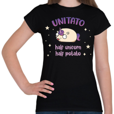 PRINTFASHION Unitato - Női póló - Fekete női póló