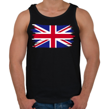 PRINTFASHION united kingdom flag  - Férfi atléta - Fekete atléta, trikó