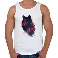 PRINTFASHION Universal wolf - Férfi atléta - Fehér