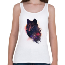 PRINTFASHION Universal wolf - Női atléta - Fehér női trikó