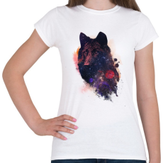 PRINTFASHION Universal wolf - Női póló - Fehér