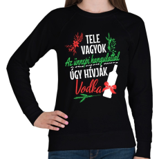 PRINTFASHION Ünnepi hangulat - Női pulóver - Fekete