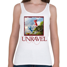 PRINTFASHION Unravel - Női atléta - Fehér