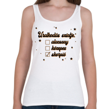 PRINTFASHION Uralkodás szintje - Női atléta - Fehér női trikó