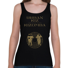 PRINTFASHION Urbankiz Kizomba dancer S0204 gold - Női atléta - Fekete