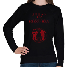 PRINTFASHION Urbankiz Kizomba dancer S0205 red - Női pulóver - Fekete női pulóver, kardigán