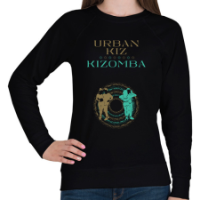 PRINTFASHION UrbanKiz Kizomba táncos S0206 gold-green - Női pulóver - Fekete női pulóver, kardigán
