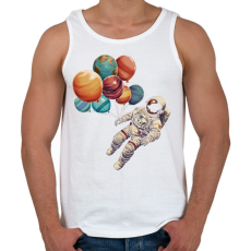 PRINTFASHION Űrhajós - Férfi atléta - Fehér