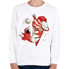 PRINTFASHION Űrhajós jégkrém - Gyerek pulóver - Fehér gyerek pulóver, kardigán