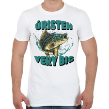 PRINTFASHION Úristen very big - Férfi póló - Fehér férfi póló