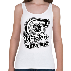 PRINTFASHION Úristen Very Big - Női atléta - Fehér