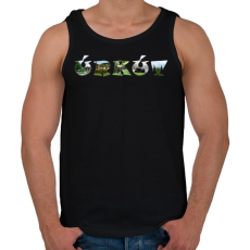 PRINTFASHION Úrkút - Férfi atléta - Fekete