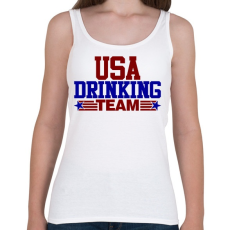 PRINTFASHION USA drinking team - Női atléta - Fehér