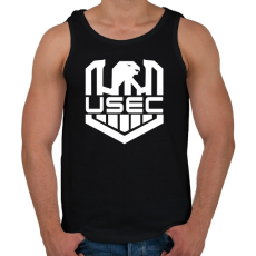 PRINTFASHION USEC - Escape from Tarkov - Férfi atléta - Fekete