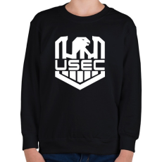 PRINTFASHION USEC - Escape from Tarkov - Gyerek pulóver - Fekete