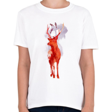 PRINTFASHION Useless deer - Gyerek póló - Fehér gyerek póló