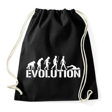 PRINTFASHION Úszás evolúció - Sportzsák, Tornazsák - Fekete tornazsák
