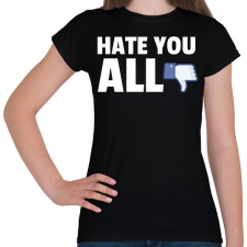 PRINTFASHION UTÁLOK MINDENKIT 2 - Női póló - Fekete női póló