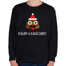 PRINTFASHION UTÁLOM A KARÁCSONYT - Gyerek pulóver - Fekete gyerek pulóver, kardigán