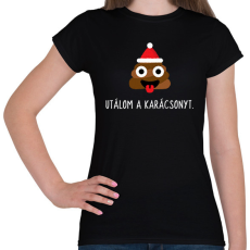 PRINTFASHION UTÁLOM A KARÁCSONYT - Női póló - Fekete