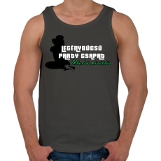 PRINTFASHION Utolsó kísértés - Férfi atléta - Sötétszürke