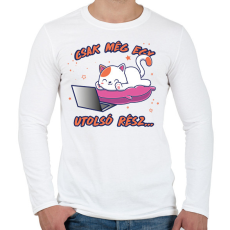 PRINTFASHION Utolsó rész - Sorozatfüggő - Férfi hosszú ujjú póló - Fehér