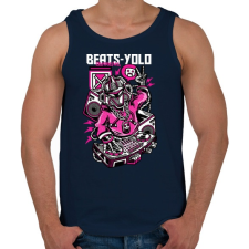 PRINTFASHION Ütős - Férfi atléta - Sötétkék atléta, trikó