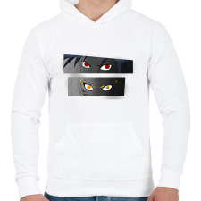PRINTFASHION Uzumaki Naruto digital illustration, Naruto Uzumaki Minato Na - Férfi kapucnis pulóver - Fehér férfi pulóver, kardigán