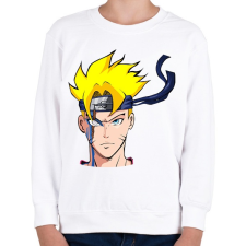 PRINTFASHION Uzumaki Naruto - Gyerek pulóver - Fehér gyerek pulóver, kardigán