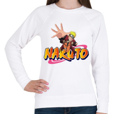 PRINTFASHION Uzumaki Naruto - Női pulóver - Fehér női pulóver, kardigán