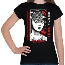 PRINTFASHION Uzumaki - Női póló - Fekete női póló