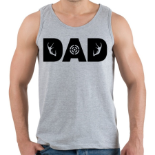 PRINTFASHION Vadász apa - Férfi atléta - Sport szürke atléta, trikó