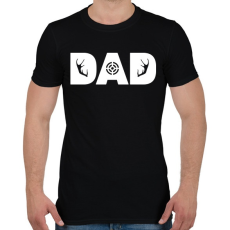 PRINTFASHION Vadasz apa - Férfi póló - Fekete