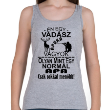 PRINTFASHION Vadász apuka - Női atléta - Sport szürke női trikó