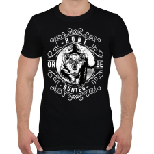 PRINTFASHION Vadász - Férfi póló - Fekete férfi póló