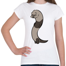 PRINTFASHION Vadász Görény - Női póló - Fehér