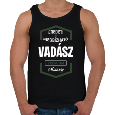 PRINTFASHION Vadász prémium minőség - Férfi atléta - Fekete atléta, trikó