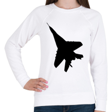 PRINTFASHION Vadász repülő  - Női pulóver - Fehér női pulóver, kardigán