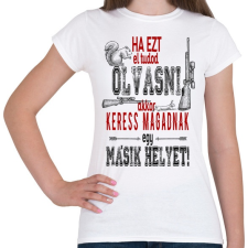 PRINTFASHION Vadászat. - Női póló - Fehér női póló