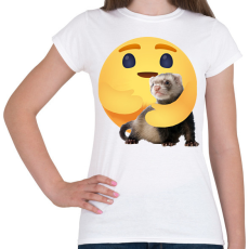 PRINTFASHION Vadászgörény - Női póló - Fehér