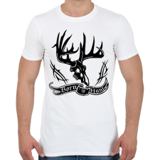 PRINTFASHION Vadásznak született - Férfi póló - Fehér férfi póló