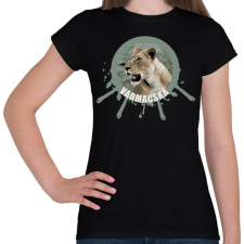 PRINTFASHION VADMACSKA - Női póló - Fekete női póló