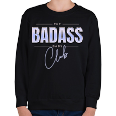 PRINTFASHION Vagány apák klubja - Gyerek pulóver - Fekete